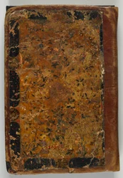 Reliure originale de S1986.44.1, possiblement Tabriz, Iran, période safavide, 1549-50