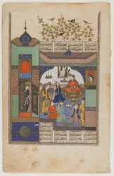 Shirin devant Shiruya, c.1600