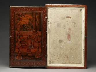 Trousse à outils représentant la Sainte Famille, c.1830