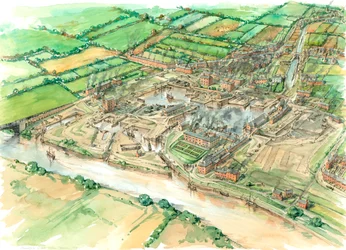 Développement de Stourport c. 1809, c. 1980-2010