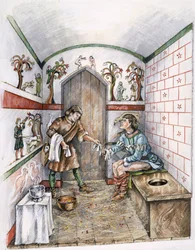 Latrine médiévale, c1350, c1990-2010