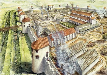 Château de Portchester, AD345, vers 1990-2010