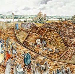 Sépulture de navire de Sutton Hoo, VIIe siècle, 1990-2010