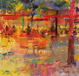 Déjeuner sur la terrasse