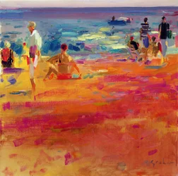 Scène de plage