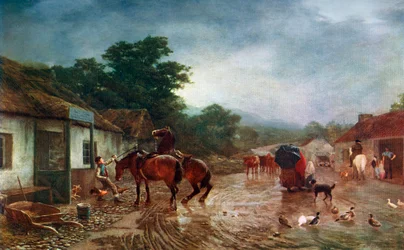 Un jour de pluie, 1870, 1912.
