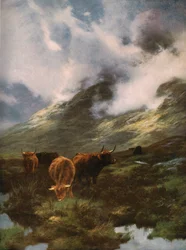 Le haut de la vallée, 1894, vers 1930