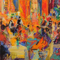 Le Waldorf, 2021 (huile sur toile)