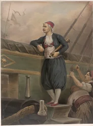 Un marin grec à bord d