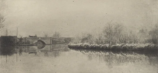 Un Matin Glacial à Coltishall, 1890-1891, imprimé en 1893
