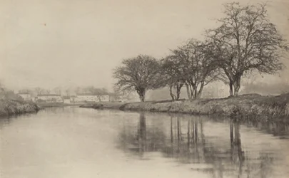 Le Village près de la Rivière, 1890-1891, imprimé en 1893