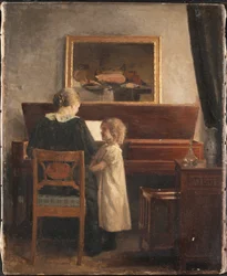 Au piano