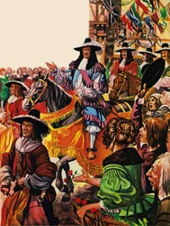 La restauration du roi Charles II