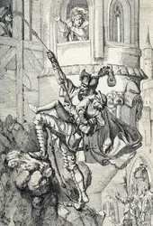 Prinzenraub : Enlèvement des princes Ernest et Albert, fils de Frédéric II de Saxe en juillet 1455 par le chevalier Kunz von Kaufungen