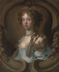 Portrait de Lady Frances Norcliffe (1654-1731), en buste, vêtue d