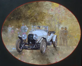 Bentley 3 litres à Kelmarsh