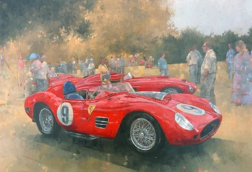 Ferrari, journée à Meadow Brook