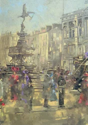 Piccadilly Circus vers 1890