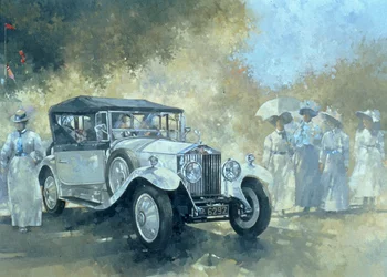 La voiture blanche