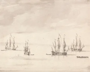 Hommes de guerre au large de Sheerness