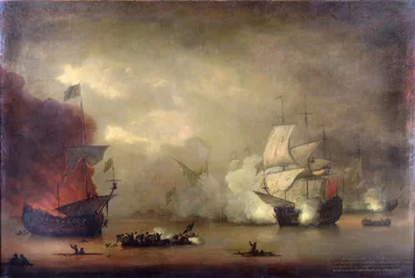 Combat naval entre le HMS 