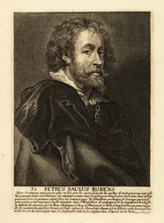 Portrait de Sir Peter Paul Rubens, artiste et diplomate flamand