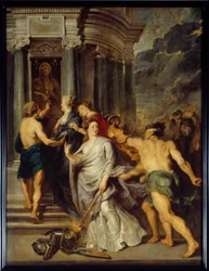 Cycle de Marie de Médicis (1573-1642) : Deuxième guerre de la mère et du fils opposant Marie de Médicis et Louis XIII. La conclusion de la paix à Angers le 10/08/1620