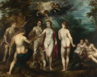 Le Jugement de Paris. Vers 1597-99