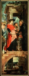 Descente de croix, panneau gauche : Visitation (peinture)