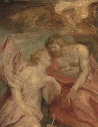 Vénus suppliant Jupiter (détail)