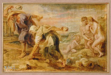 Deucalion et Pyrrha, créateurs de l