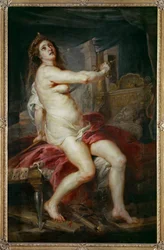 La mort de Didon (peinture sur toile)