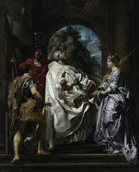 Les saints Grégoire, Maurus, Papianus et Domitilla