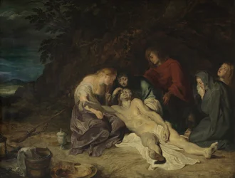 Lamentation sur le Christ mort avec Saint Jean et les Saintes Femmes