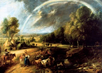 Paysage avec un arc-en-ciel, vers 1630