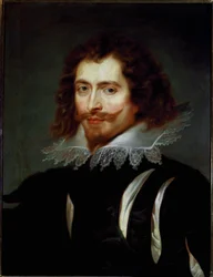 Portrait de George Villiers, Duc de Buckingham. Peinture de Pierre Paul Rubens