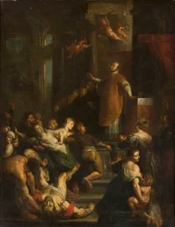 Saint Ignace de Loyola chasse les mauvais esprits d
