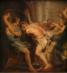 La Flagellation du Christ, vers 1617 (huile sur panneau)