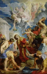La Lapidation de saint Étienne, du Triptyque de saint Étienne