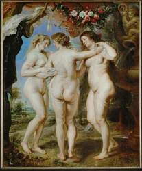 Les Trois Grâces, vers 1636 (peinture sur bois)