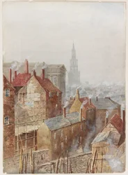 Newcastle upon Tyne depuis le pont de haut niveau