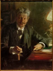 Portrait du critique et écrivain Georg Brandes