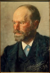Portrait du peintre Michael Ancher