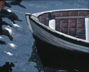 Dockside : Stockholm, 2004 (huile sur toile)