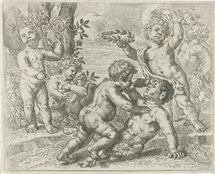 Putti combattants