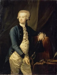 Portrait du baron Pyotr Fyodorovich Maltitz 1753-1826, 1785