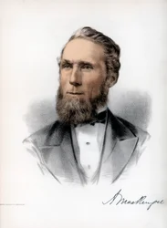 Alexander Mackenzie, deuxième Premier ministre du Canada, vers 1890
