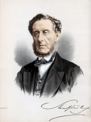Anthony Ashley Cooper, 7ème comte de Shaftesbury, homme politique et philanthrope anglais, vers 1890