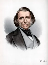John Ruskin, auteur, poète, artiste et critique britannique, vers 1890