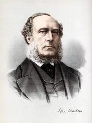 John Walter, homme politique libéral modéré britannique, vers 1890